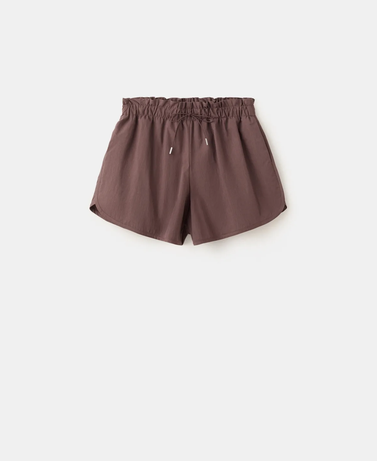 Ruched Waist Straight Shorts by Mango