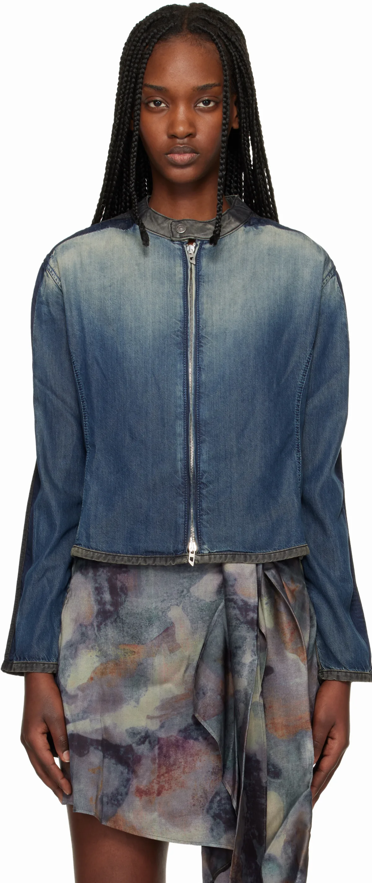 Blue & Black De-Kaki-S Denim Jacket