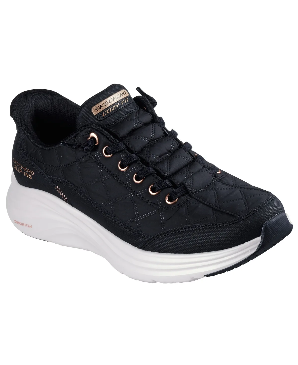 Slip-Ins: Contour Foam Cozy Fit Golden Hour Walking Sneakers by Skechers
