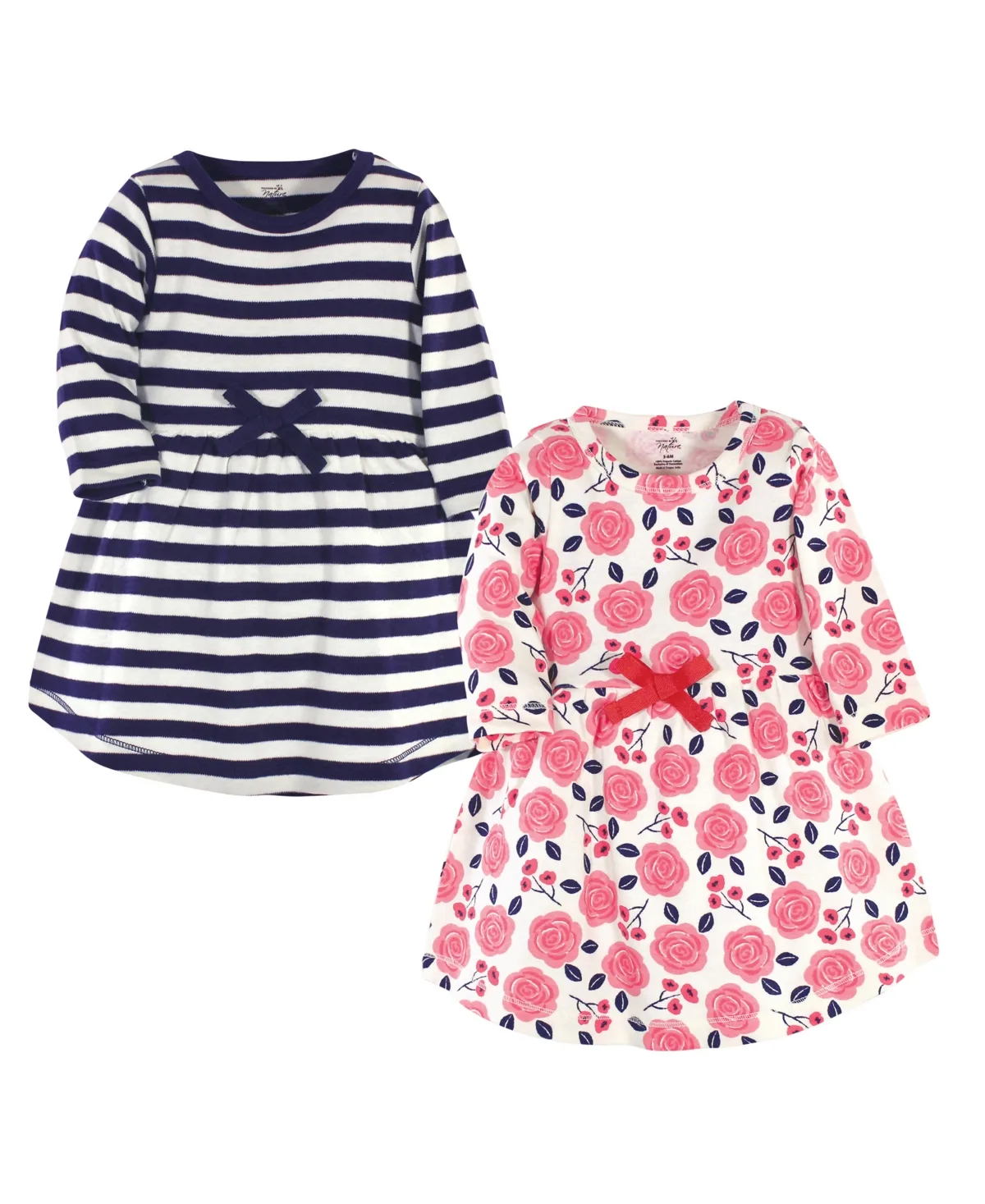 2Pk Long Sleeve Natural Dresses by Touched By Nature
