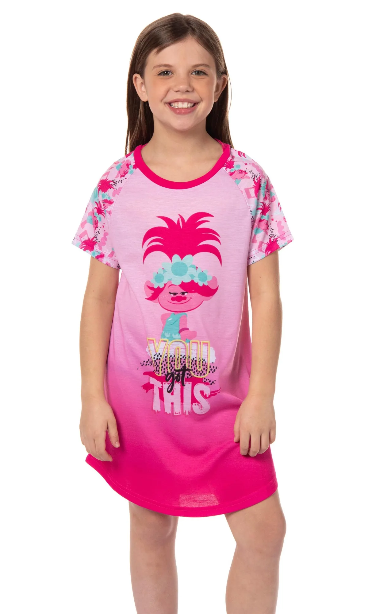 DreamWorks Nightgown You Got This Poppy Short-Sleeve Pajama by Trolls