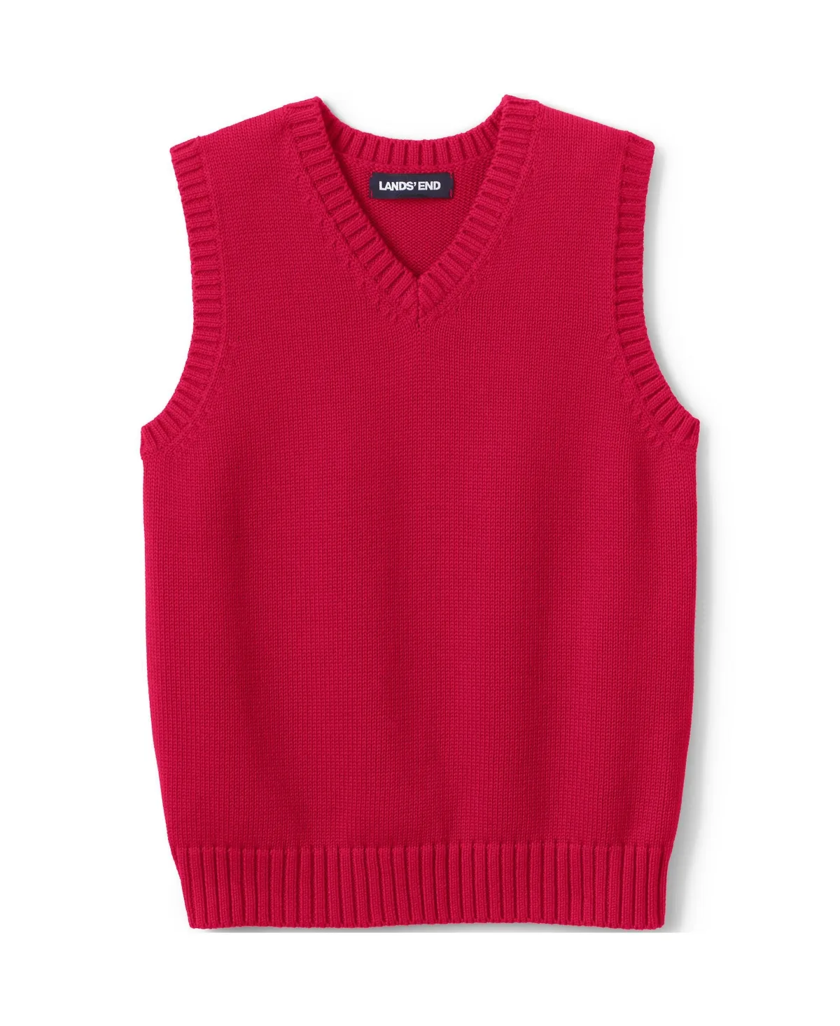 Cotton Modal Sweater Vest by Lands' End