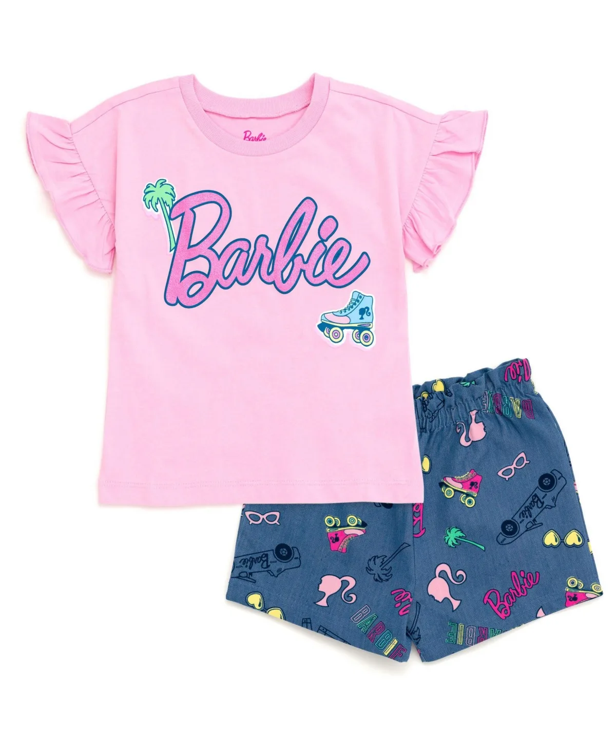Peplum T-Shirt and Shorts Outfit Set by Barbie