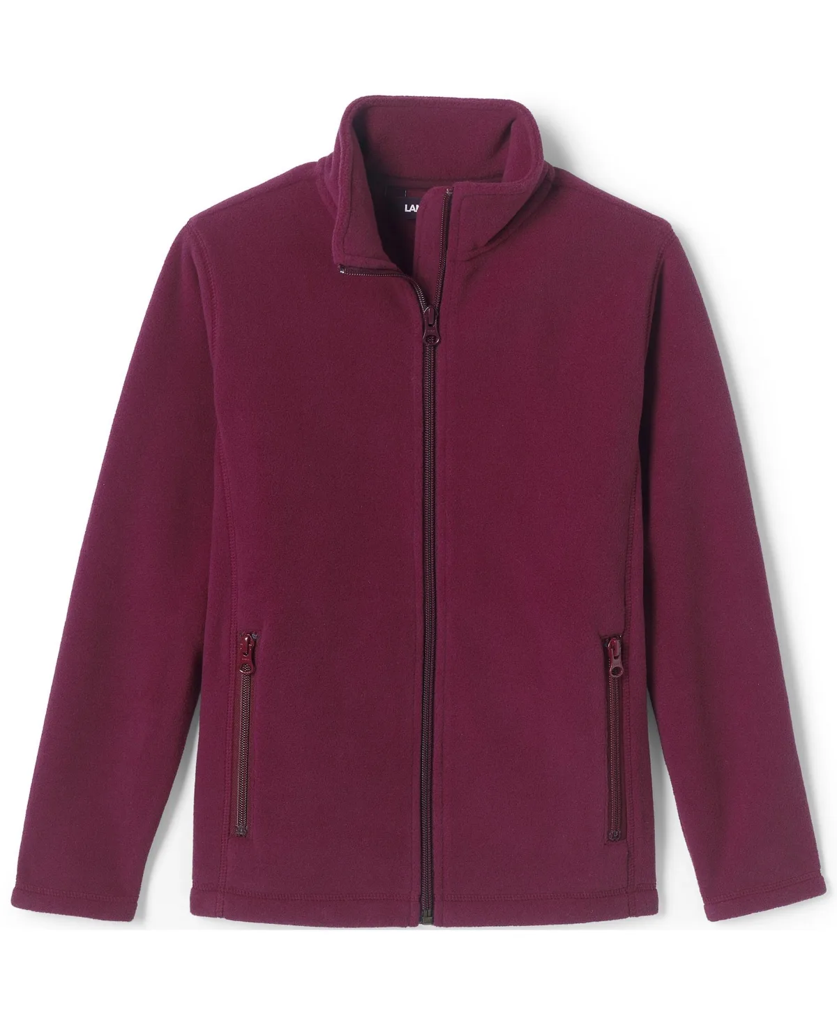 School Uniform Full-Zip Mid-Weight Fleece Jacket by Lands' End