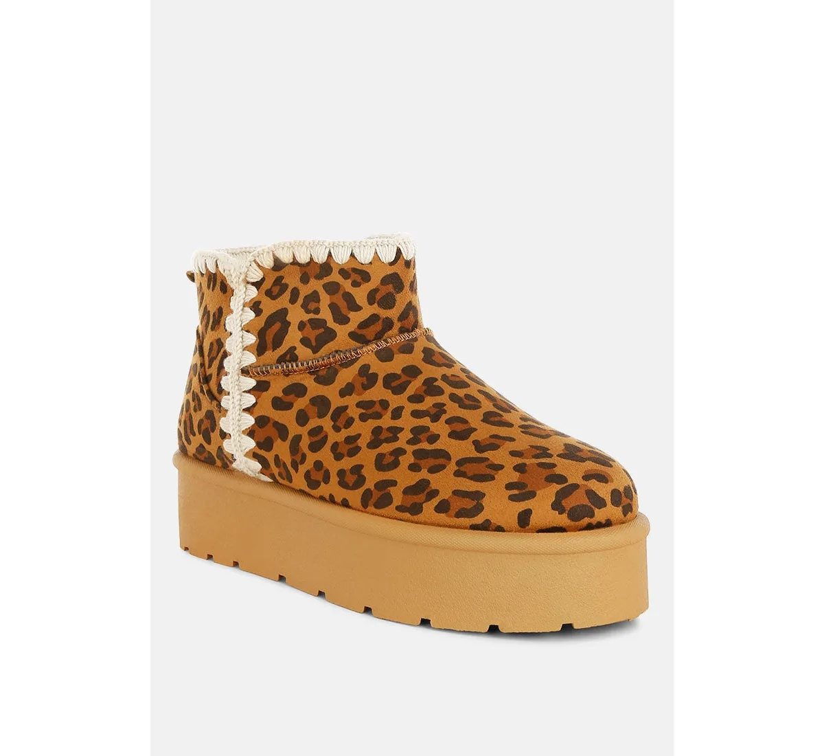 Rochas Scalloped Detail Snow Boots by London Rag