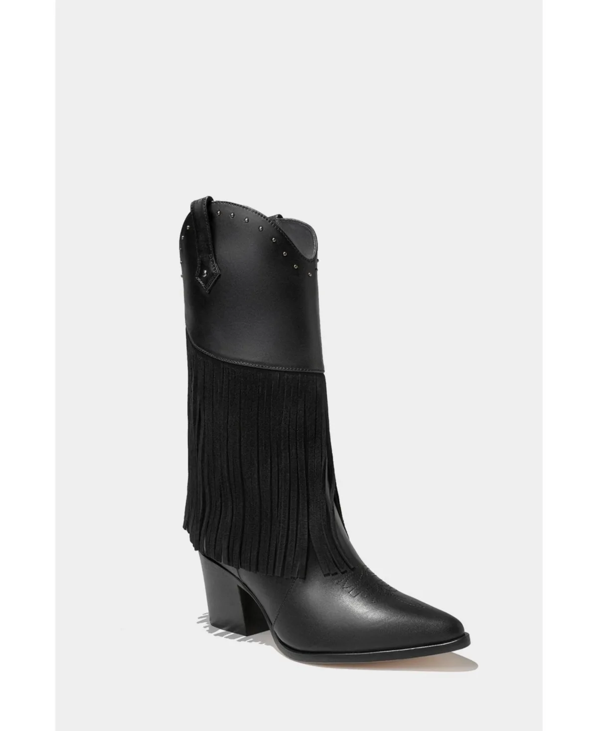 Leather Fringe Boots Feelings by Dante by Dante