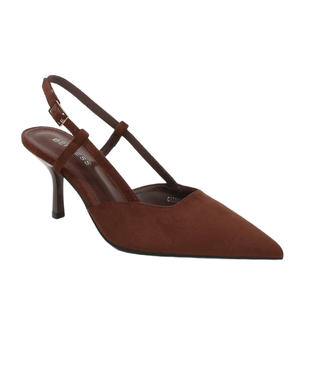 Carmella Pointed Toe Slingback Heels by Berness