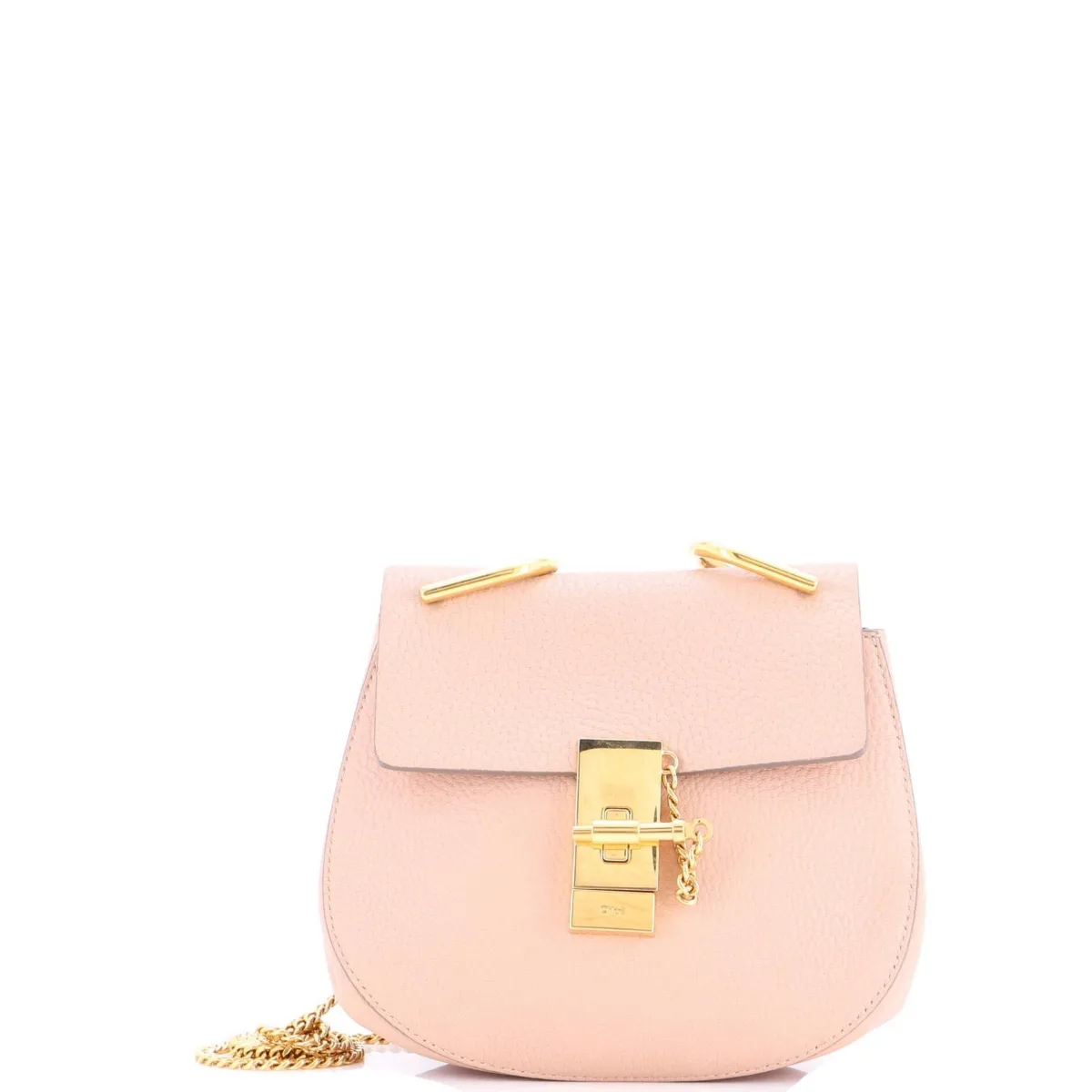 Mini Drew Crossbody Bag Leather by Pre-owned Chloe