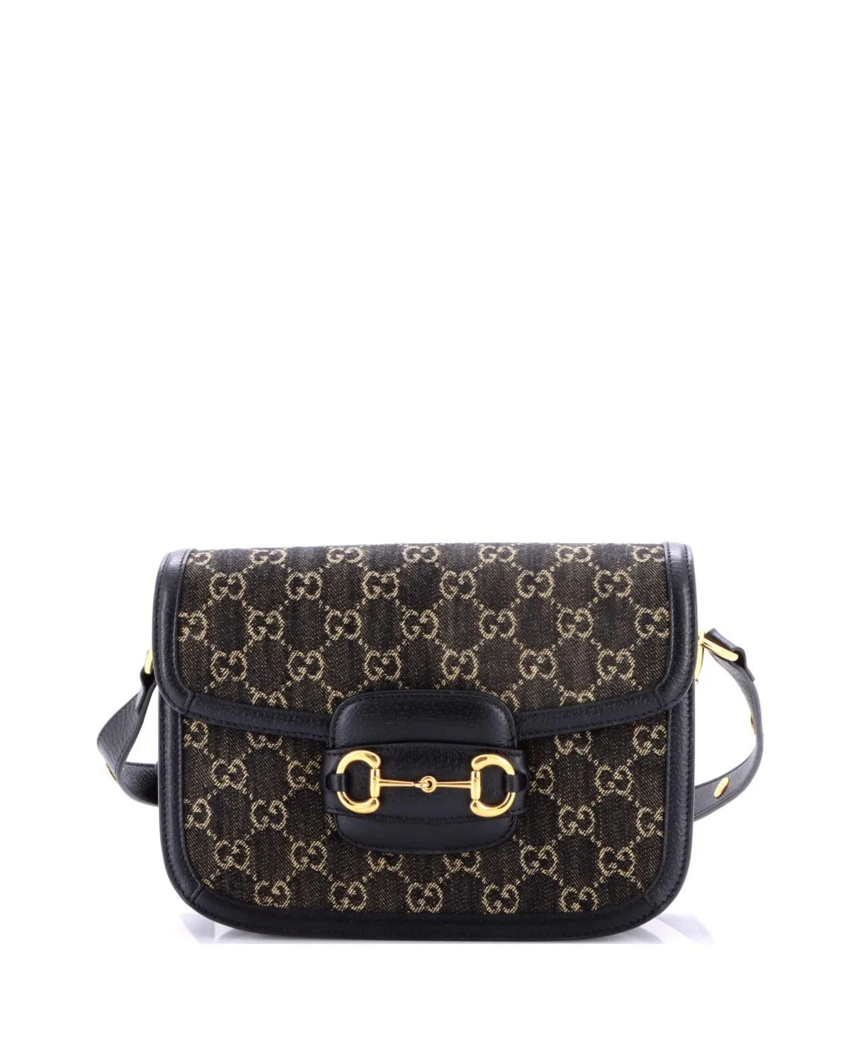 Small Horsebit 1955 Shoulder Bag Gg Denim