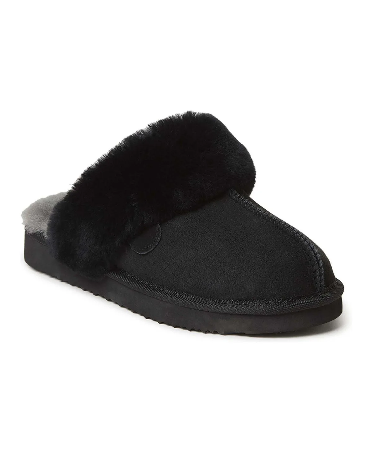 Fireside by Dearfoams Sydney Genuine Shearling Scuff Slipper