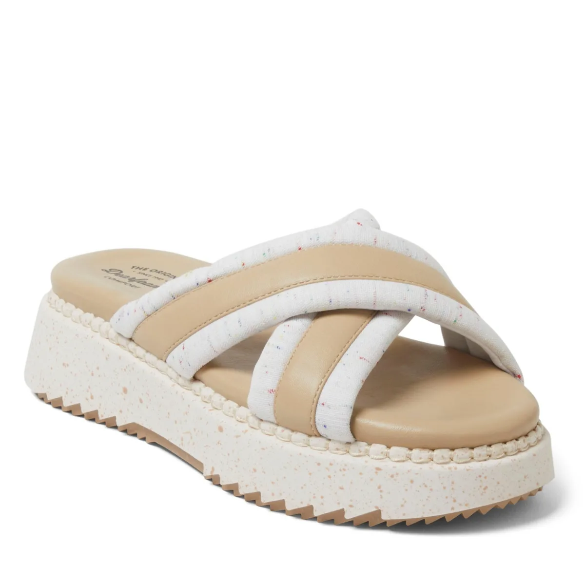 Daisy Cross Strap Platform Sandal by Dearfoams