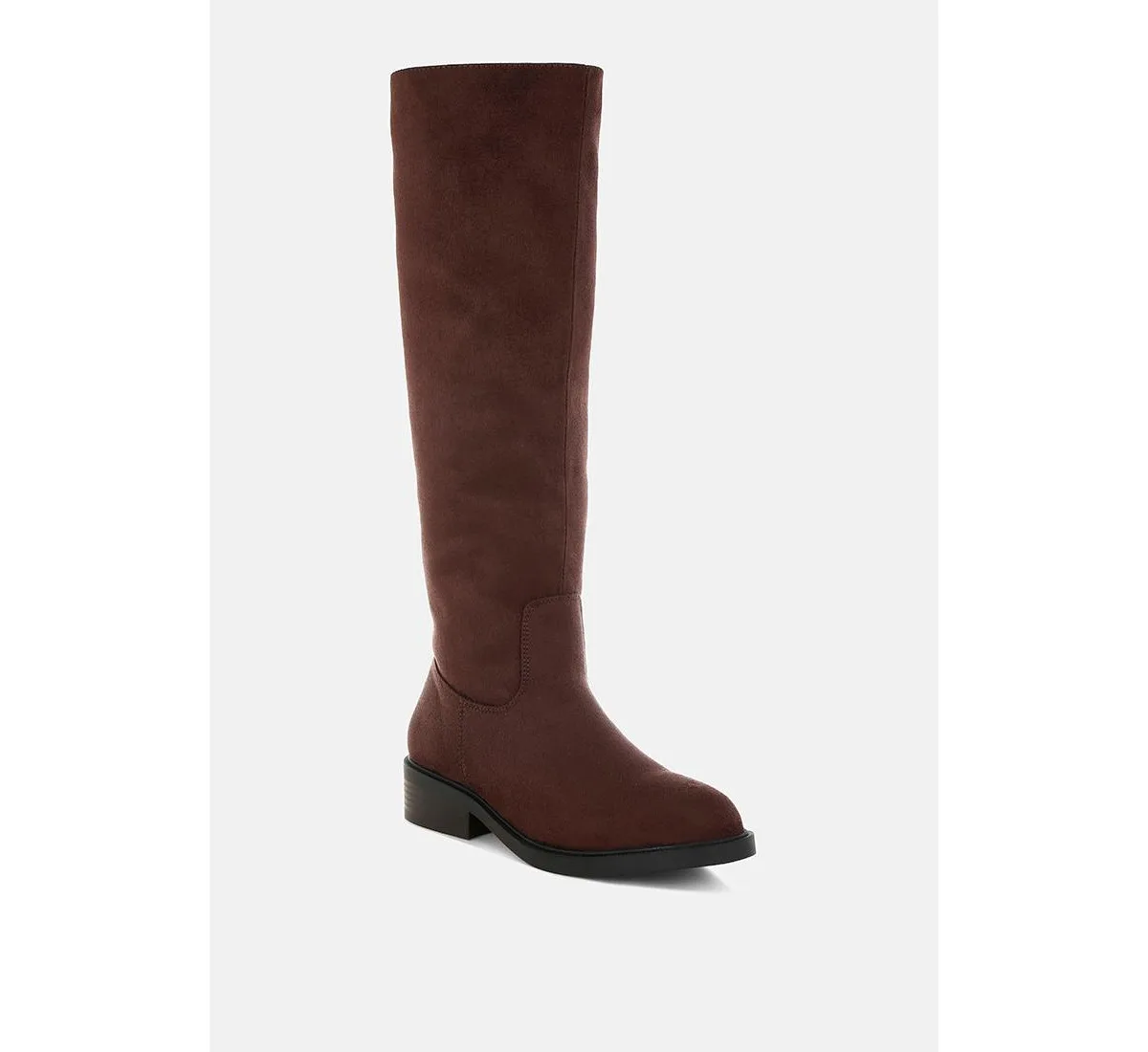 Chiru Round Toe Microfiber Calf Boots by London Rag