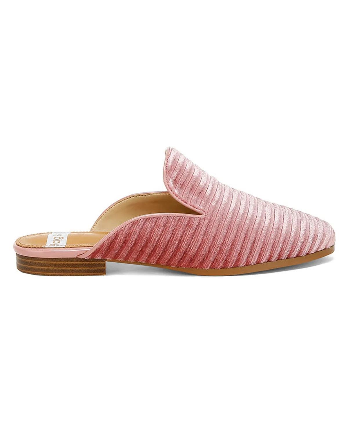 Ouzini Velvet Textured Slip on Mules by Rag & Co
