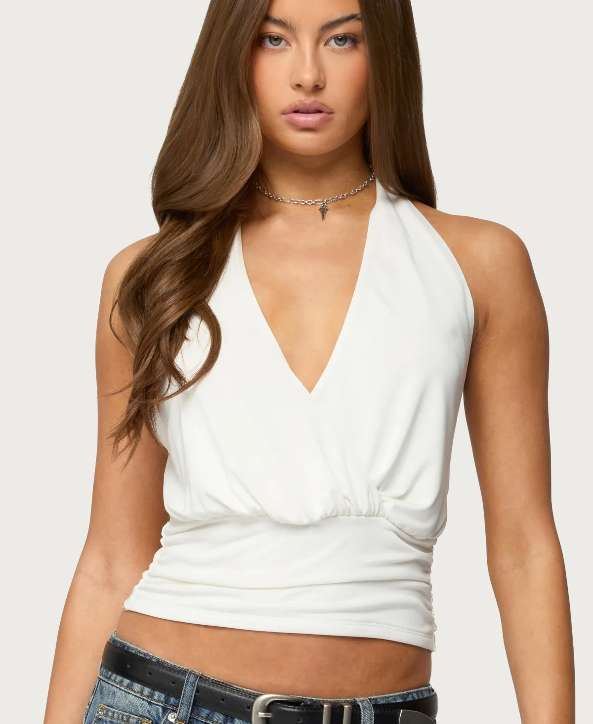 Niya V Neck Halter Top