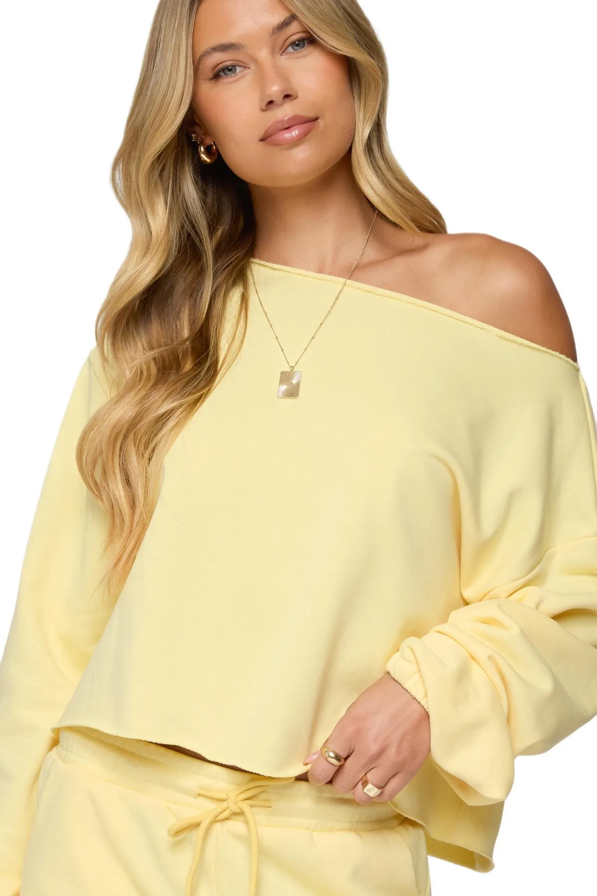 Kordelia Off Shoulder Sweatshirt by Edikted