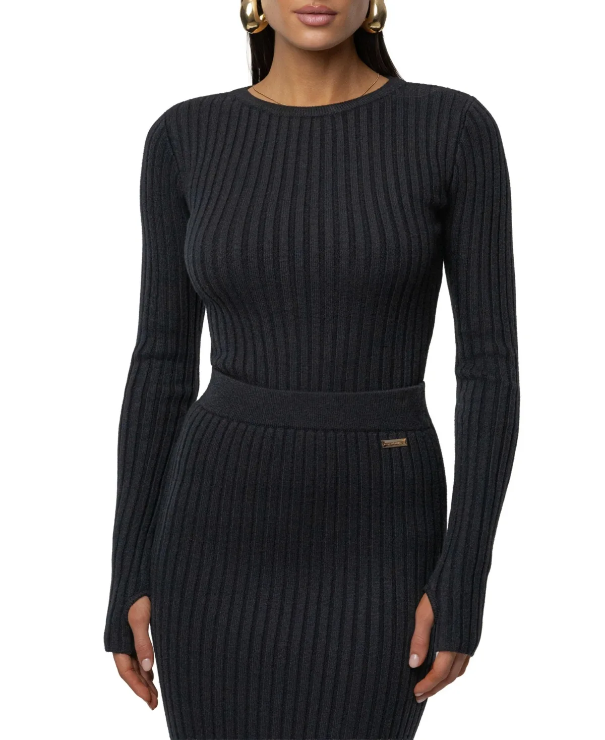 Overcast Ribbed Top by Jluxlabel