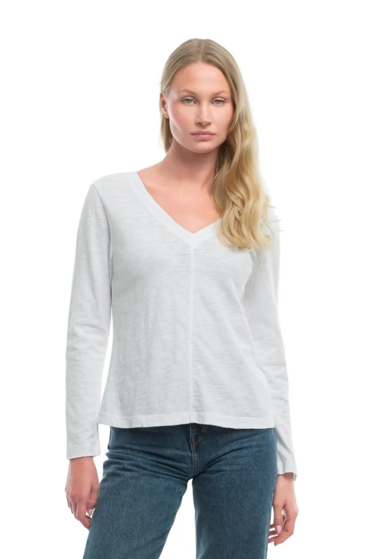 Deep V Slim Tee by Wilt