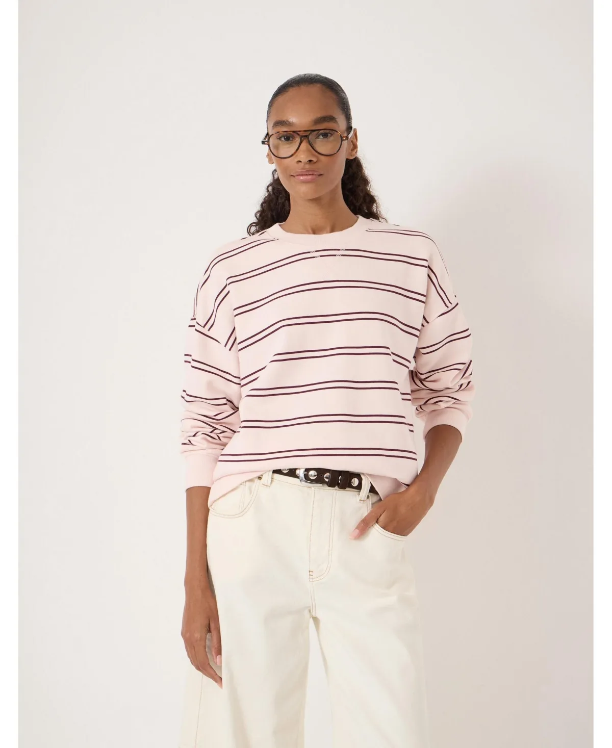 Luca Stripe Heavyweight Sweatshirt by Hush