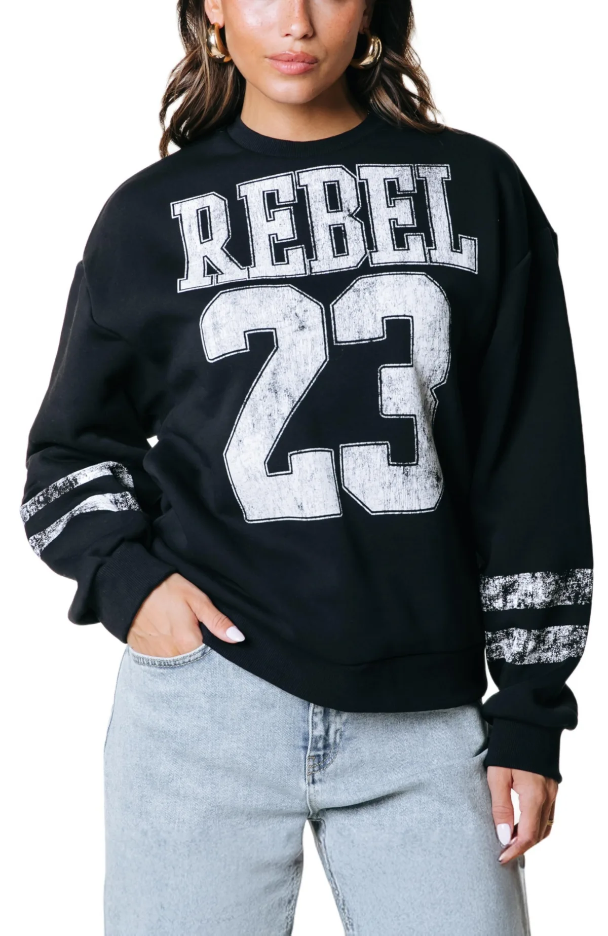 23 Dropped Shoulder Sweat by Colourful Rebel