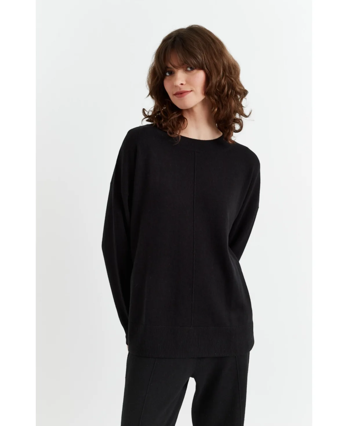 Wool & Cashmere Slouchy Sweater by Chinti & Parker