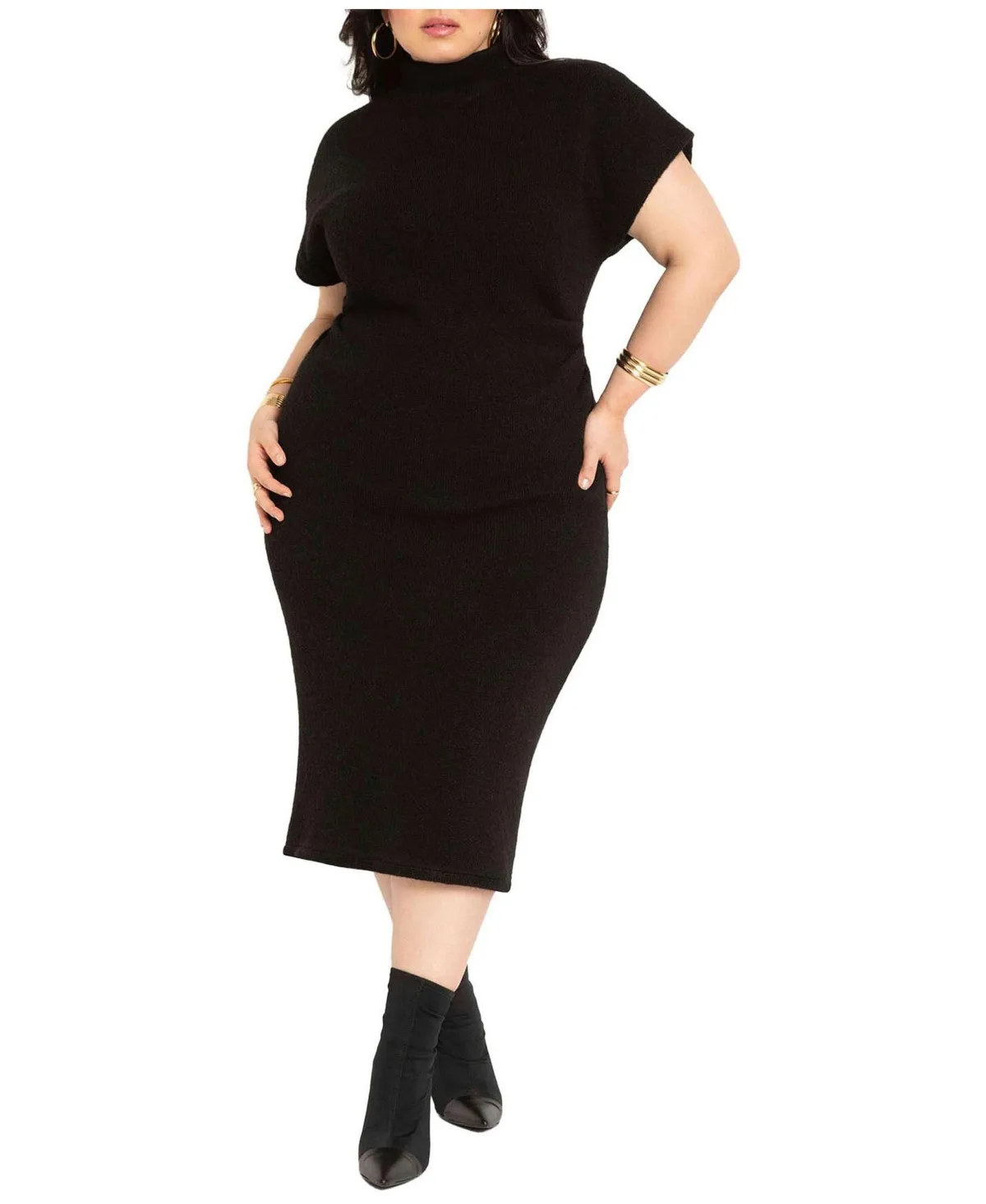 Short Sleeve Sweater Dress by Eloquii