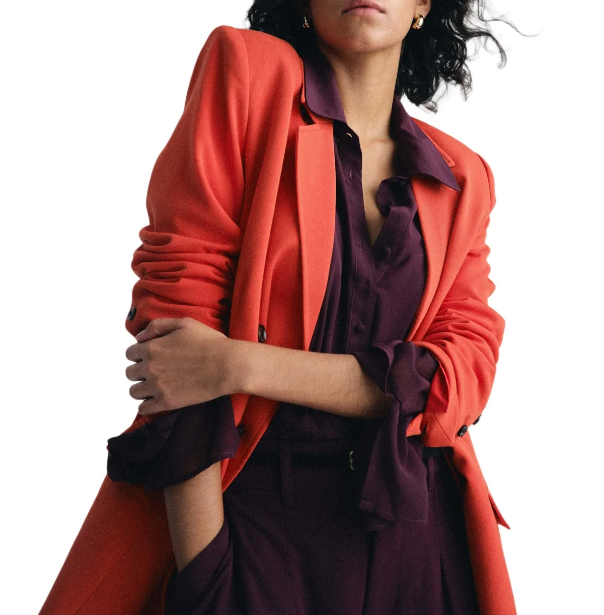 All Day Warren Double Breasted Blazer by Universal Standard
