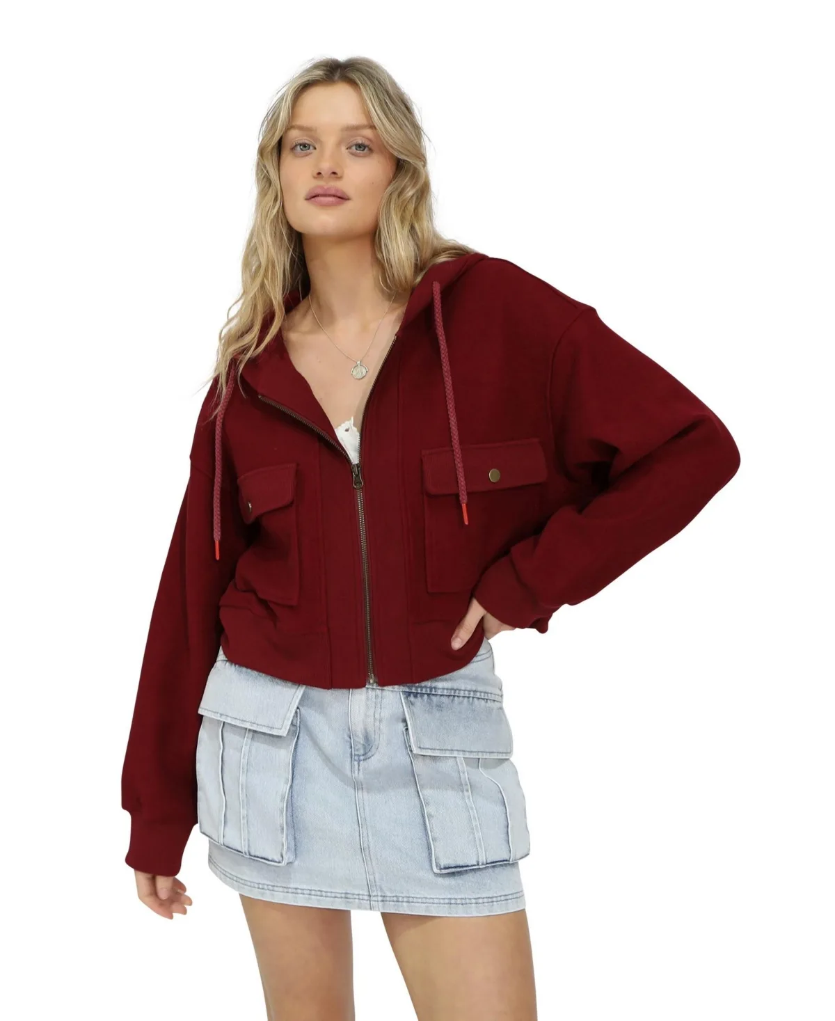 Fireside Hooded Utility Jacket by Belle & Bloom