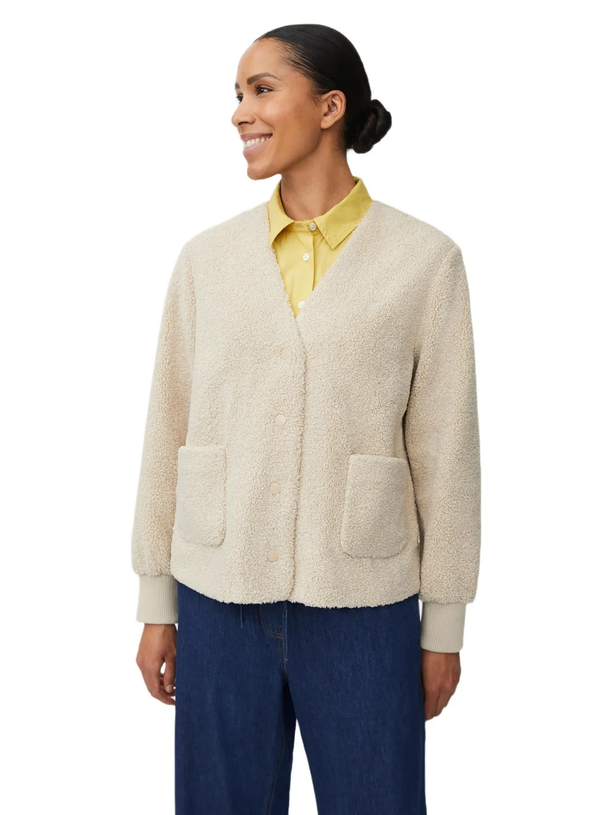 MaJunte V-Neck Long Sleeve Jacket by Masai Copenhagen