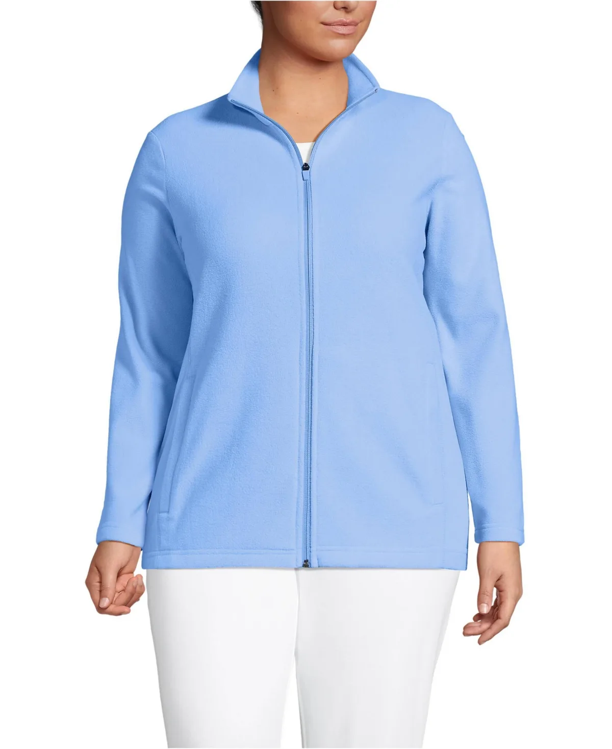 Anyweather Fleece Full Zip Jacket by Lands' End