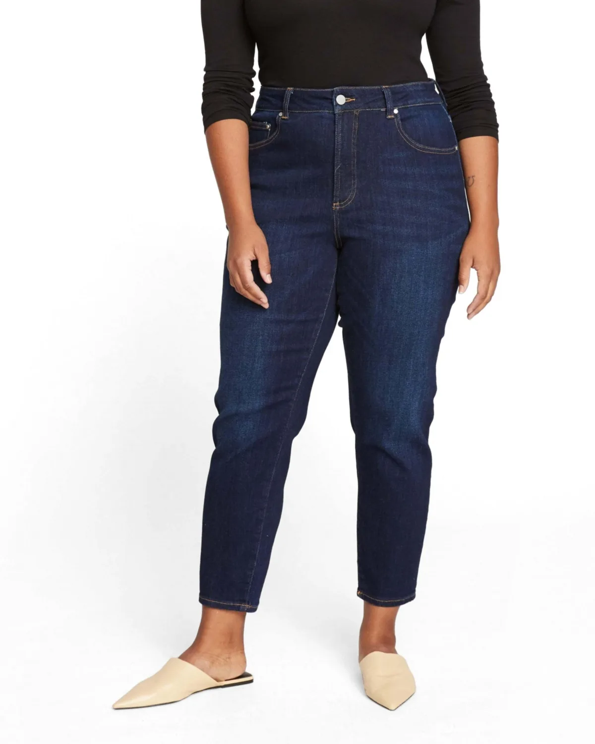 Joni High Rise Curve Slim Leg Jeans by Universal Standard