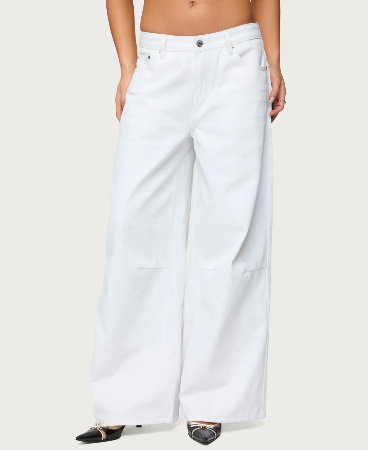 Skater Girl Washed Low Rise Jeans
