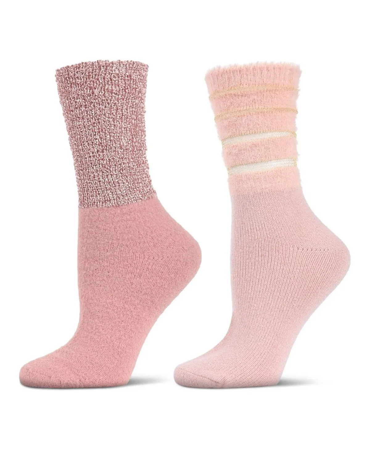 2 Pair Pack Cozy Crew Socks by Memoi