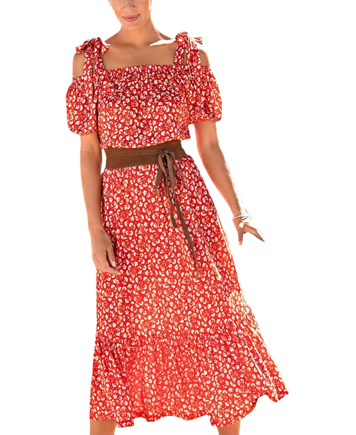 Floral Pattern Dress by Lascana