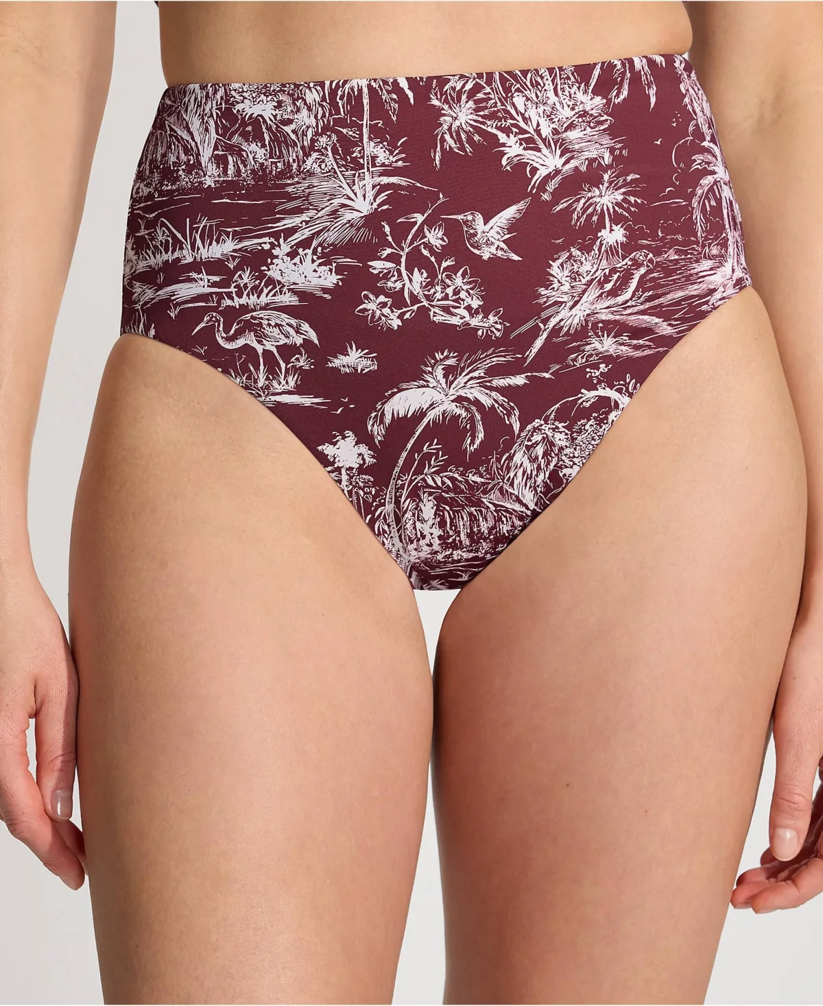 Cheeky High Waisted Bikini Bottoms by Lands' End