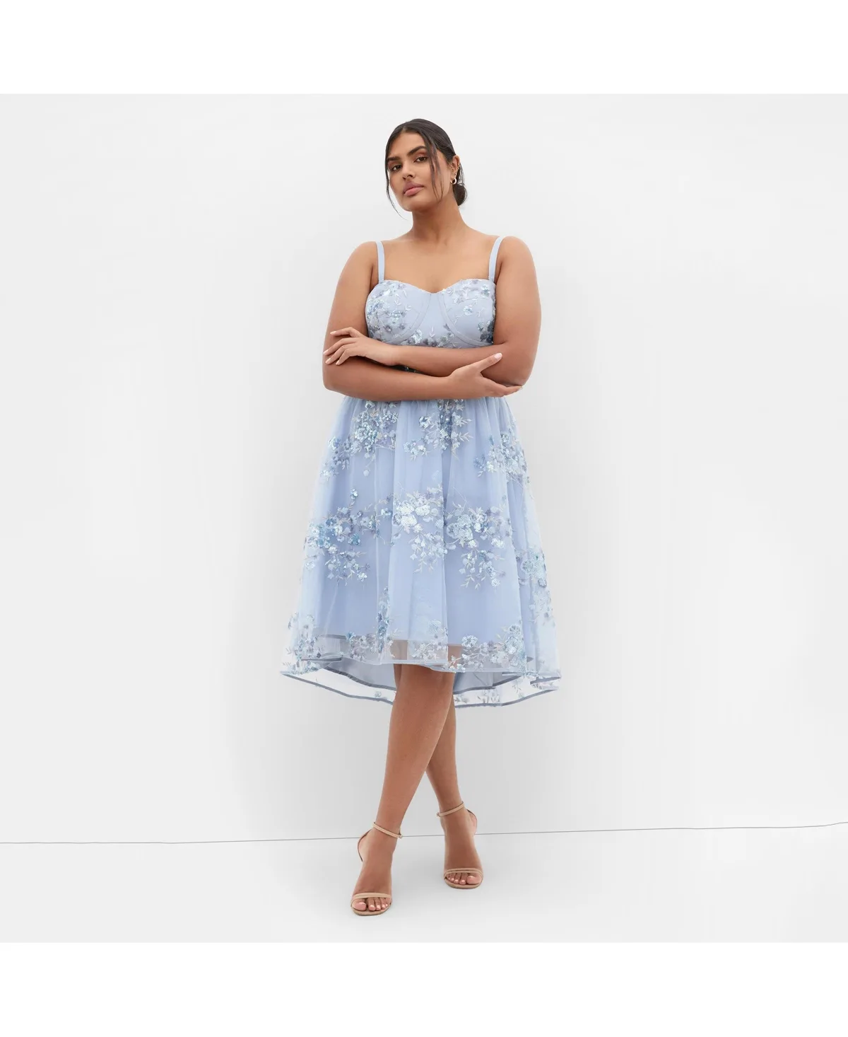 Ambrosia Strapless Tulle Dress