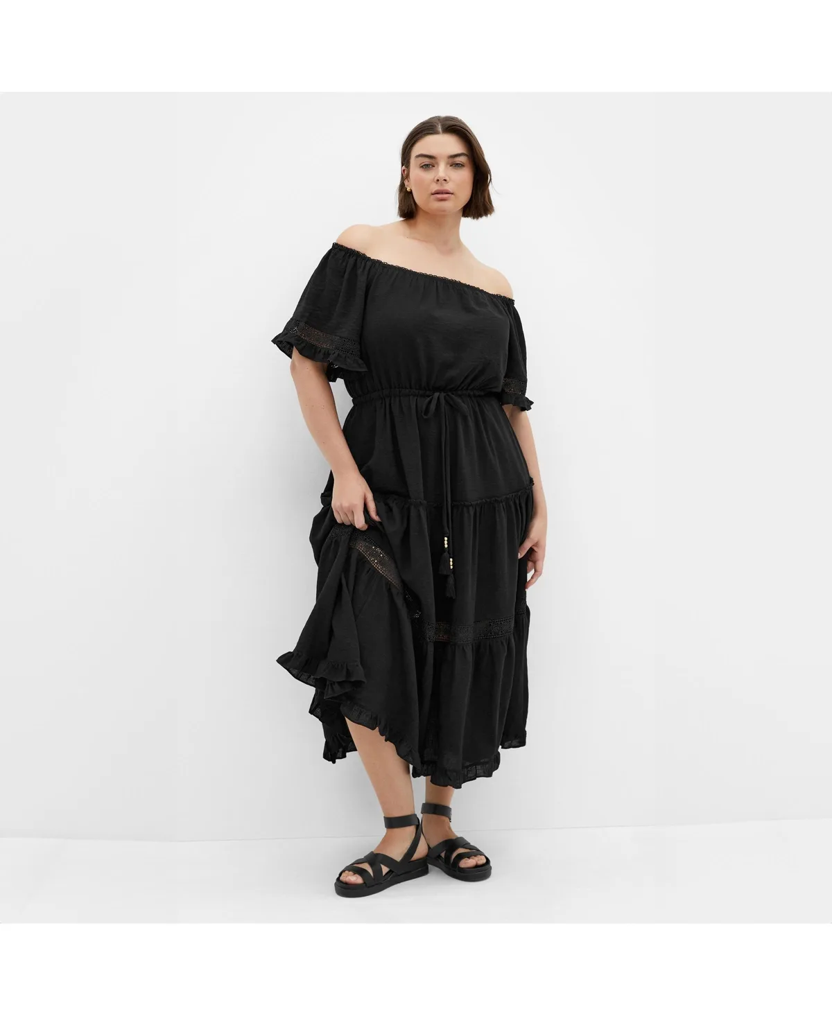 Angel Midi Dress by City Chic