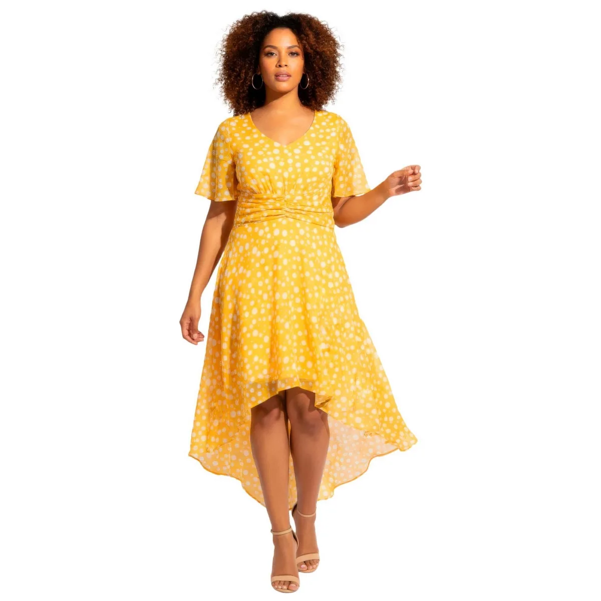 High-Low Midi Dress by Avenue