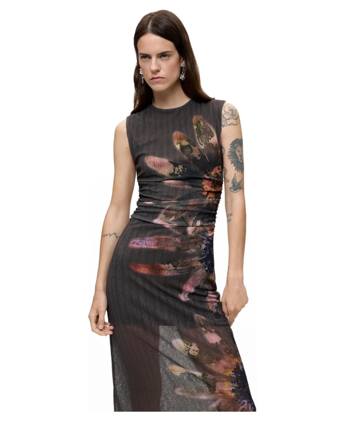 Printed Knit Dress by Desigual