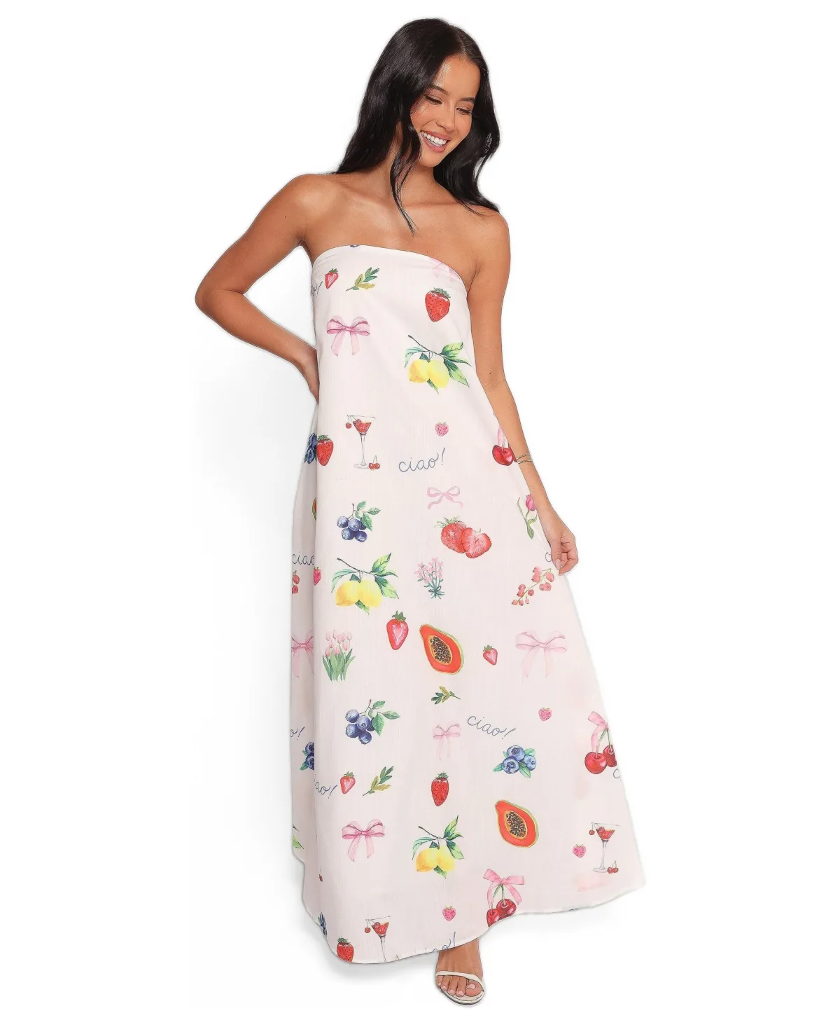 Soph Strapless Maxi Dress by Petal And Pup