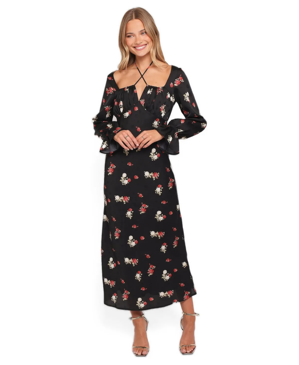 Pauline Long Sleeve Maxi Dress by Petal And Pup