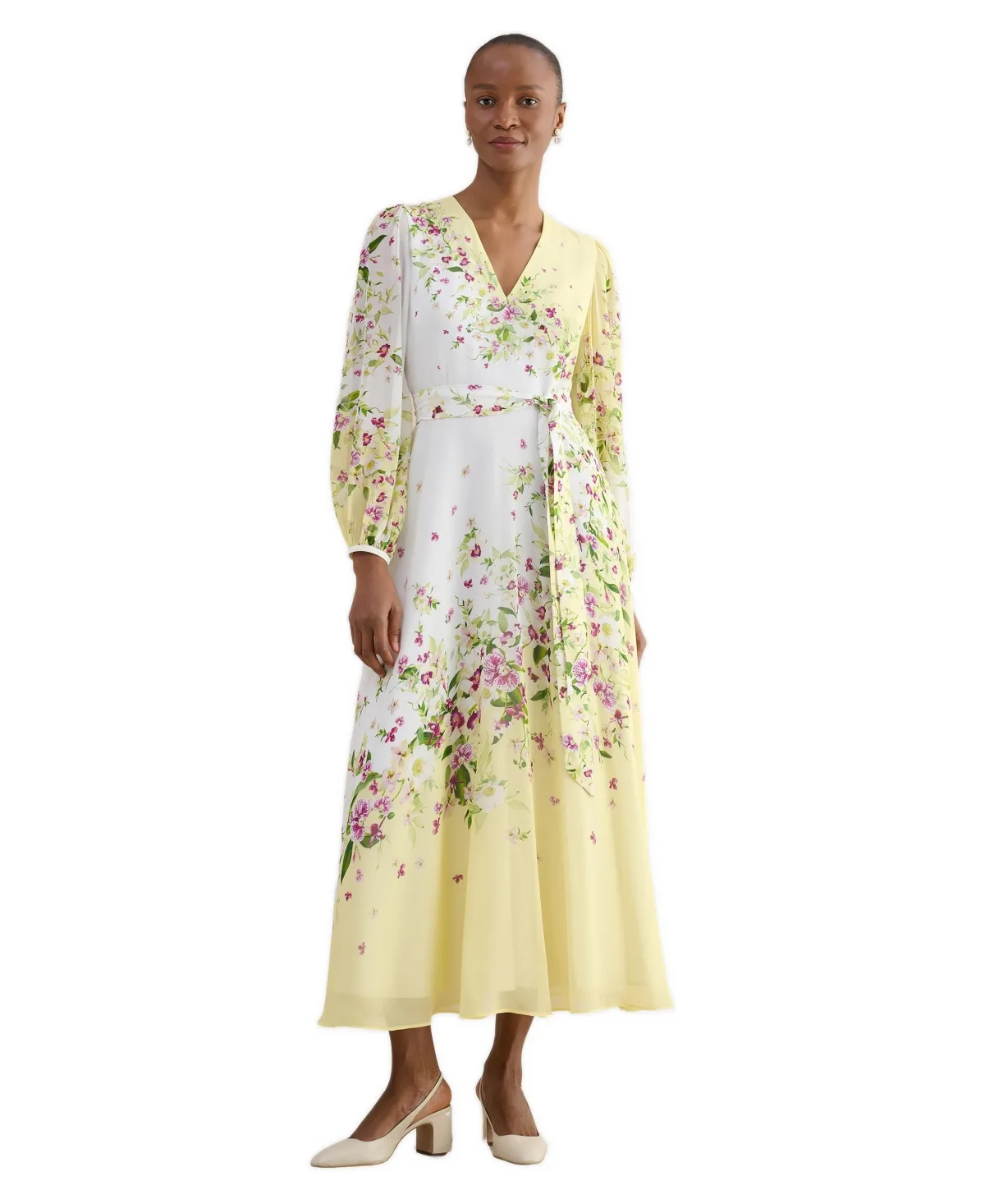 Ariel Silk Dress by Hobbs London