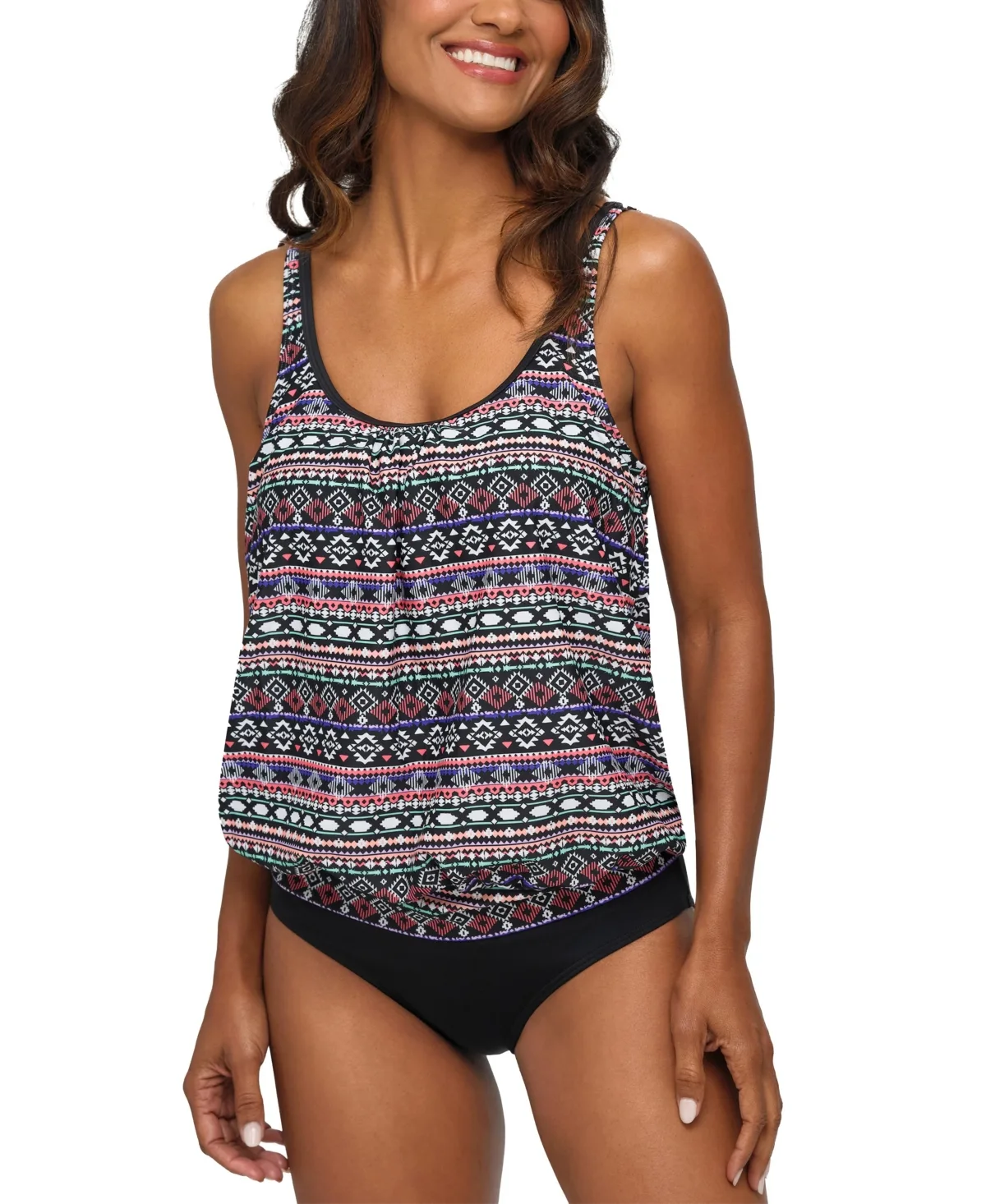 Oversized Tankini Swimsuit Top by Lascana