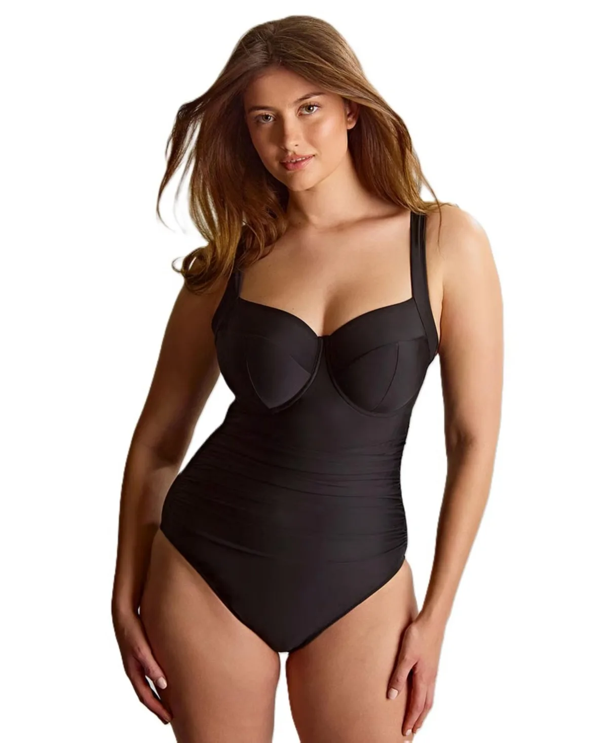 Zadie Underwire Side Support Light Control One Piece Swimsuit by Panache Lingerie