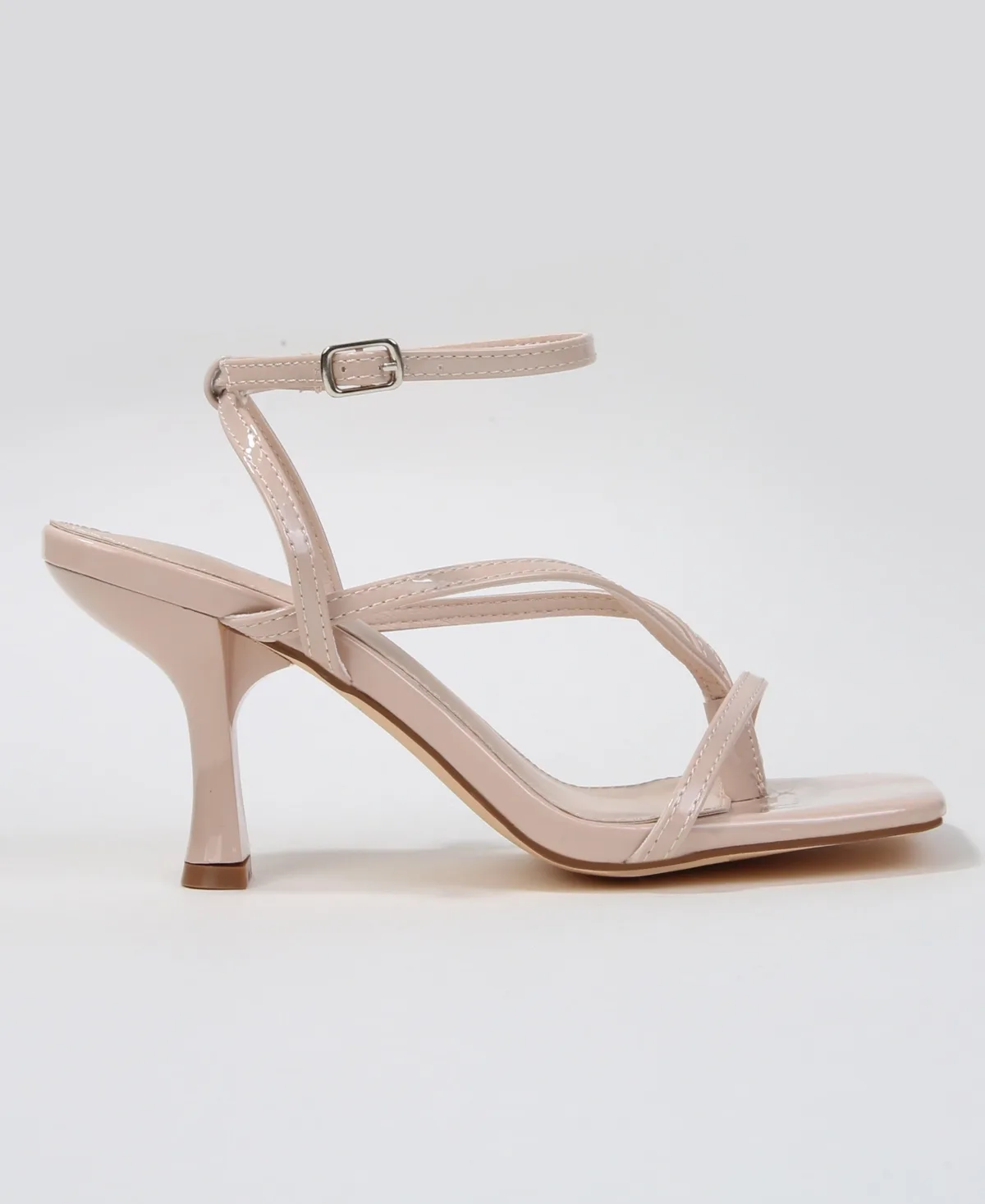 Nalani Strappy Ankle Strap Heeled Thong Sandals
