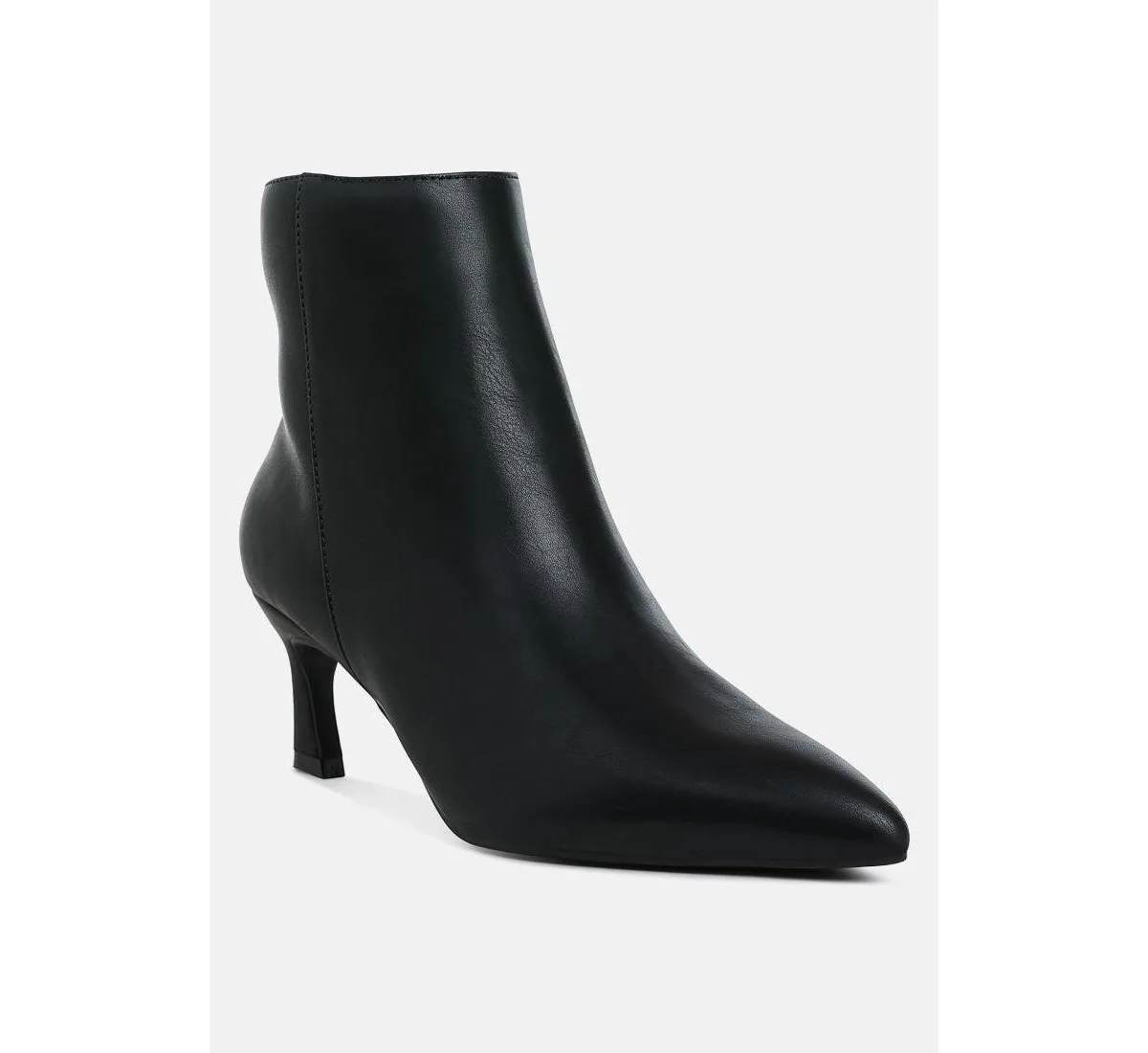 Migelo Faux Leather Ankle Boots by London Rag