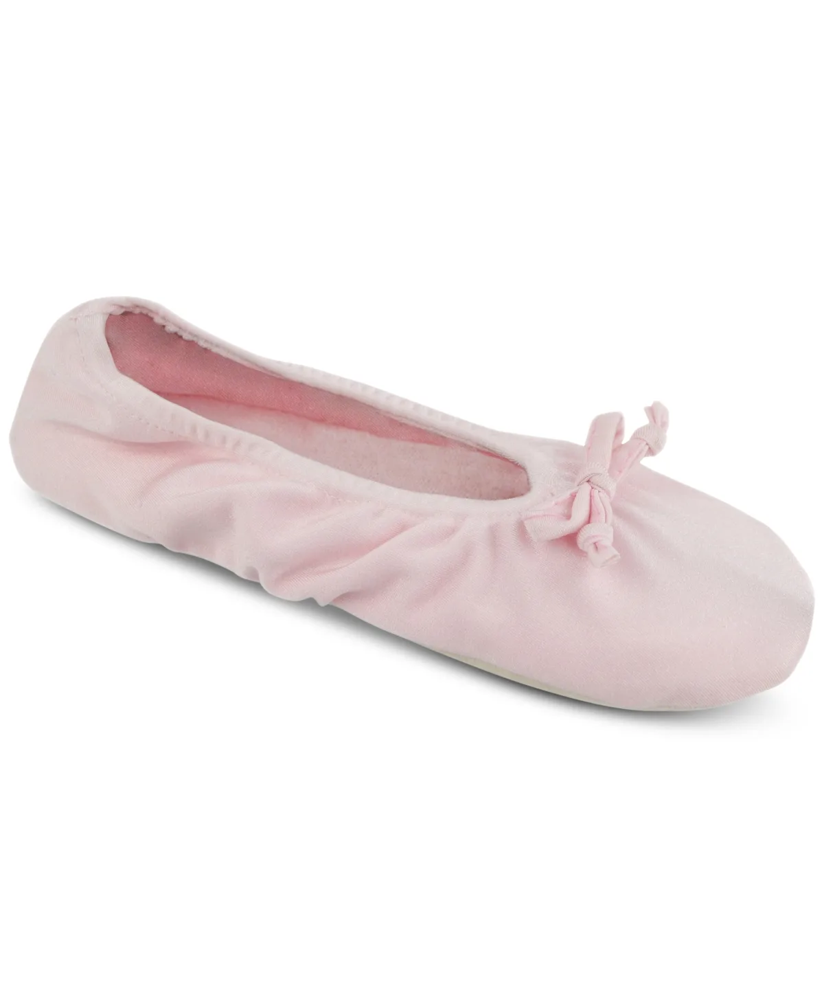 Stretch Satin Ballerina Slippers by Muk Luks