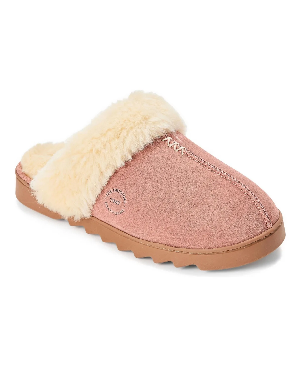 Helena Genuine Suede Scuff House Shoe Slipper by Dearfoams