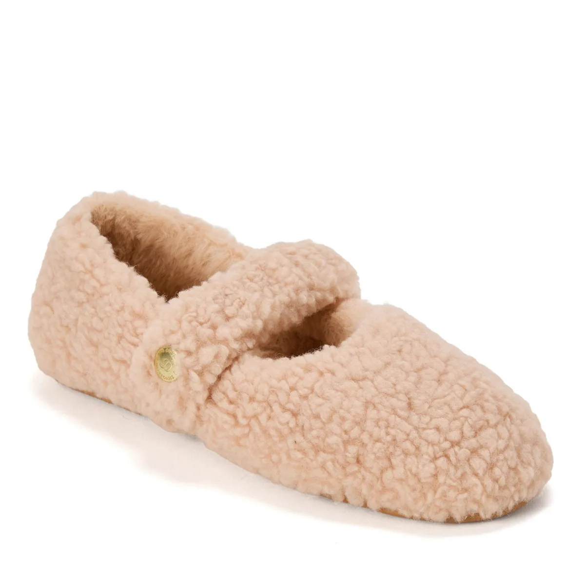 Maryanne Luxe Teddy Maryjane Slippers by Dearfoams