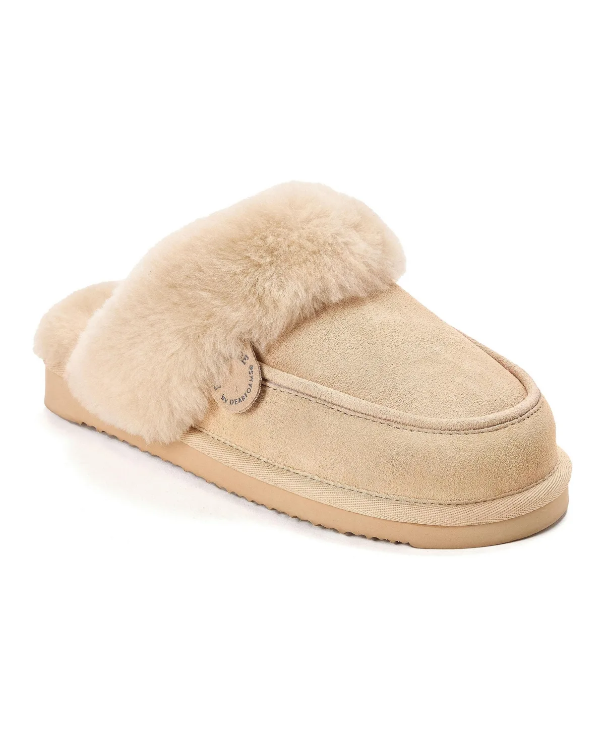 Melville Genuine Shearling Scuff Slipper