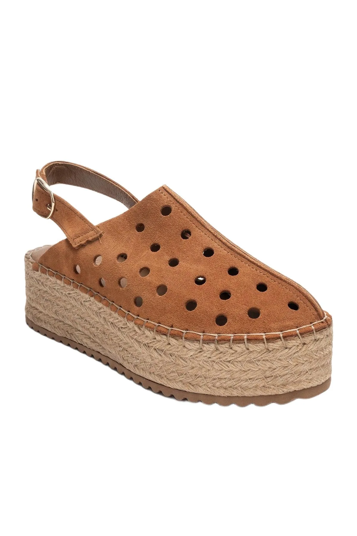 Fraga Leather Wedge Sandal